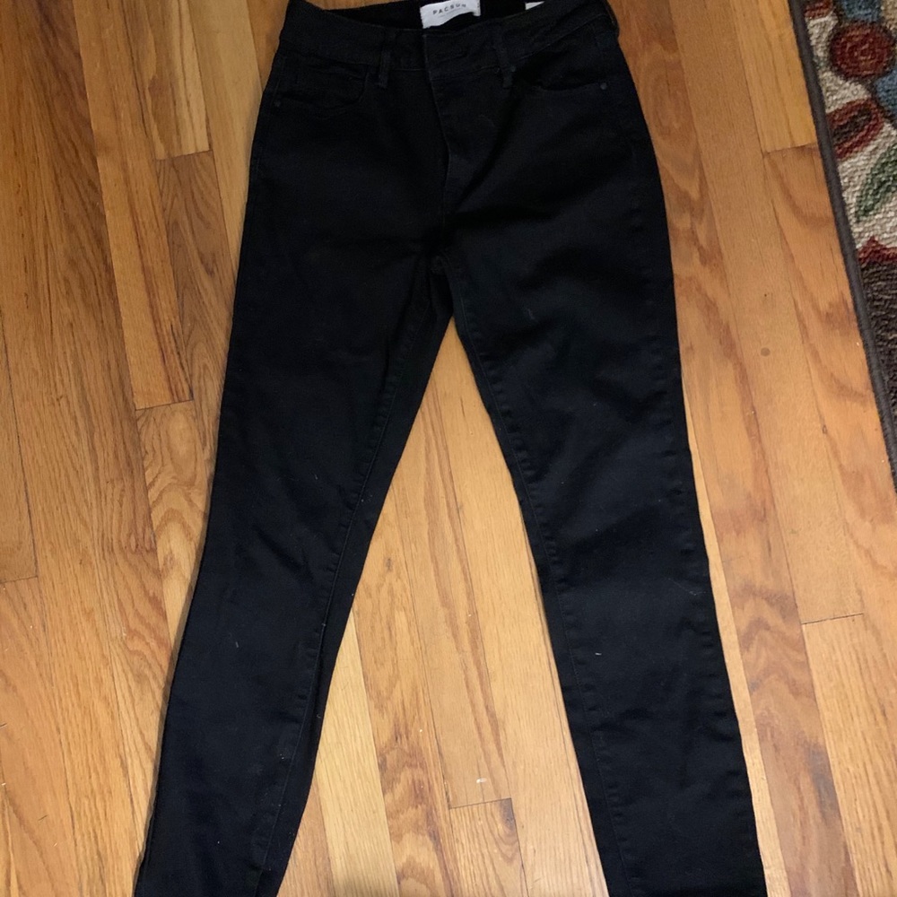 Black PacSun High Rise Skinny Jeans
